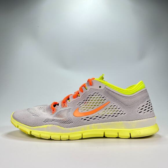 Nike Free 5.0 TR Fit 4 Gray Neon Yellow Running Shoes 629496-003 Women’s Size 9 - Picture 4 of 10